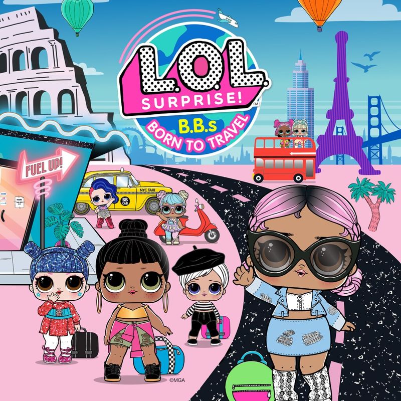 L.O.L. Surprise! B.B.s BORN TO TRAVEL box art for Playstation 5